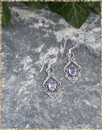 Ohrhänger Silber & Amethyst